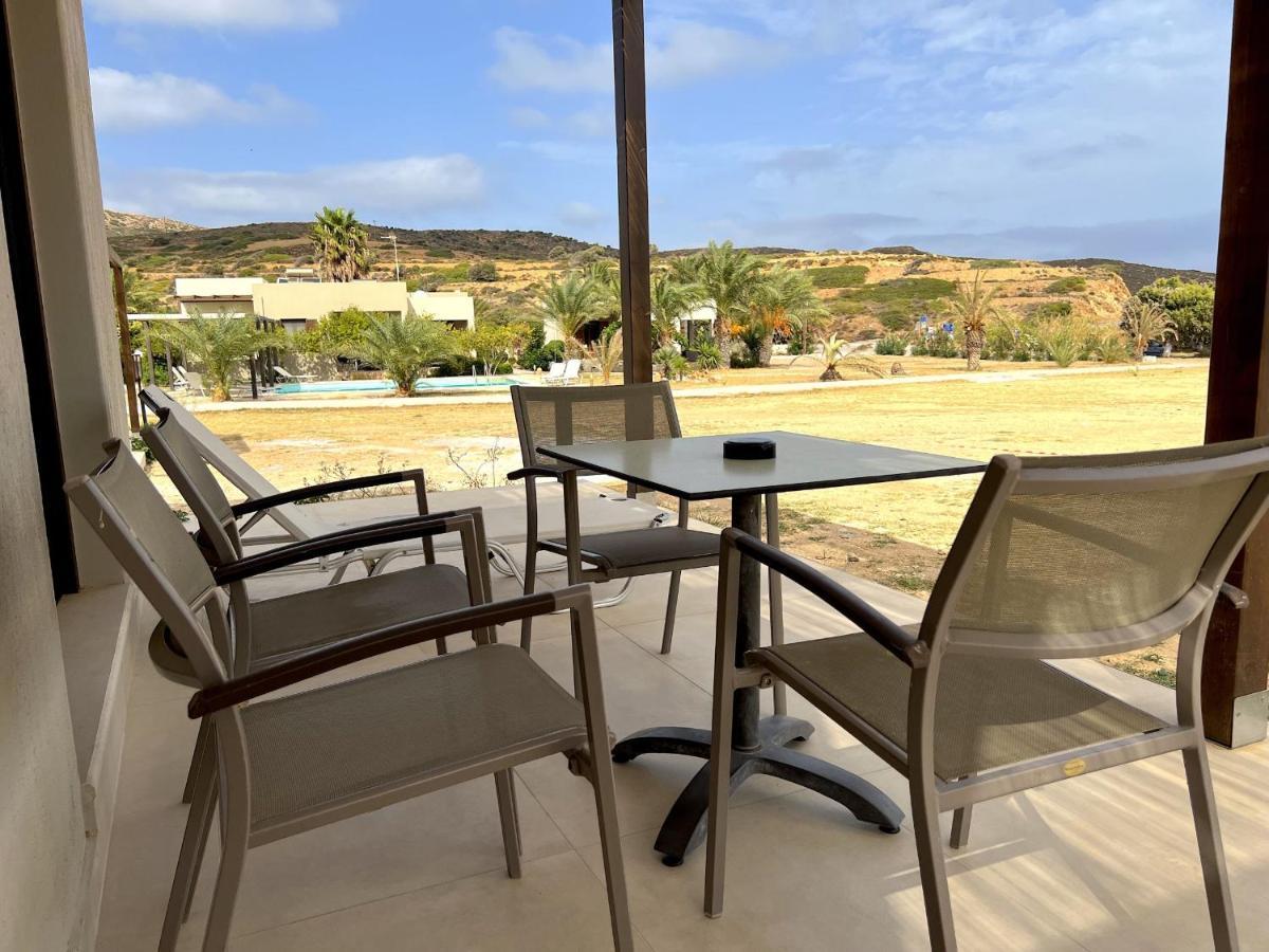 Studio At Beautiful Beach Kouremenos Apartment Anevato Luaran gambar